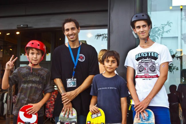 Clases de skate promocionales en Boardridiers Barceloneta | Doctown