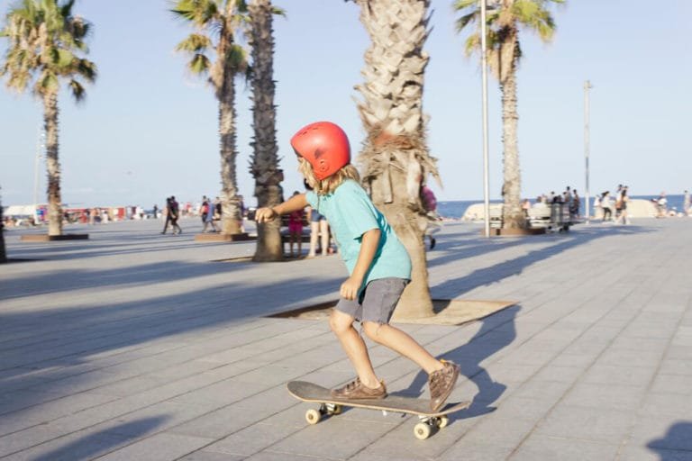 Clases de skate promocionales en Boardriders Barceloneta