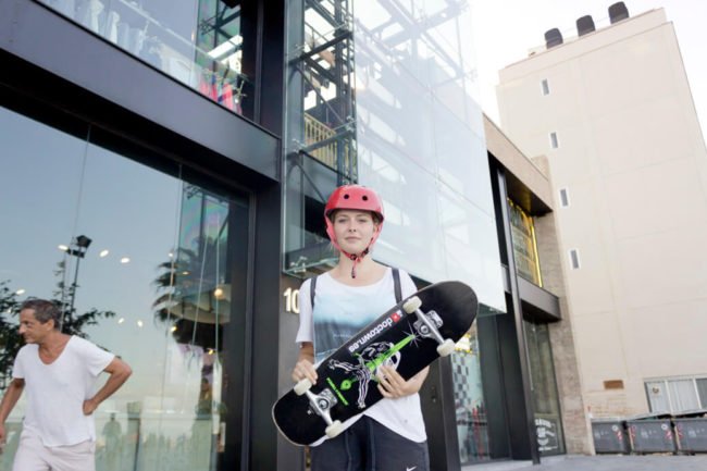 Clases de skate promocionales en Boardriders Barceloneta