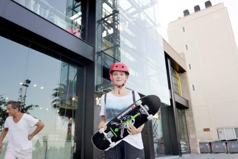 Clases de skate promocionales en Boardriders Barceloneta