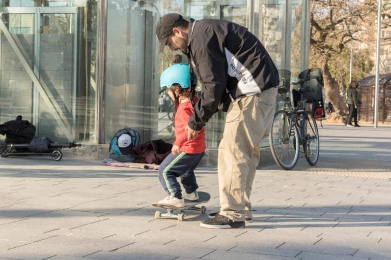 Clases de skate promocionales en Boardriders Barceloneta