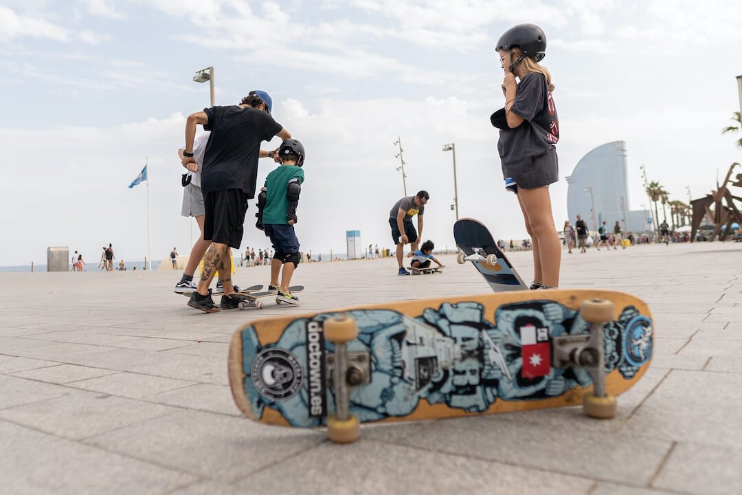Monopatin Skateboard para Niños Niña Principiantes 6 7 8 9 10 Años –